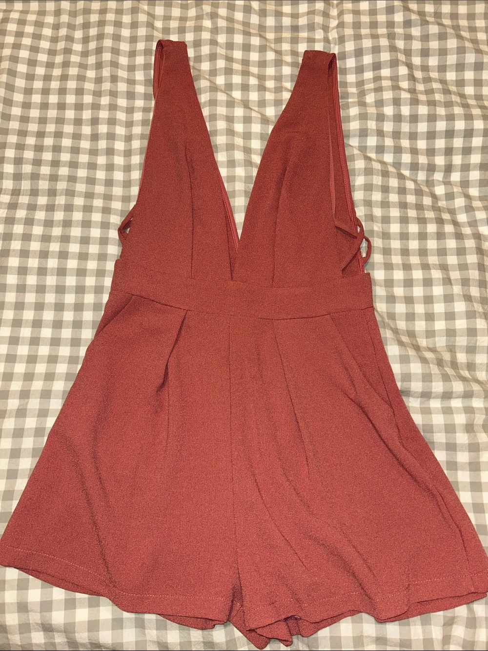 Solemio Dusty Rose Sleeveless Romper